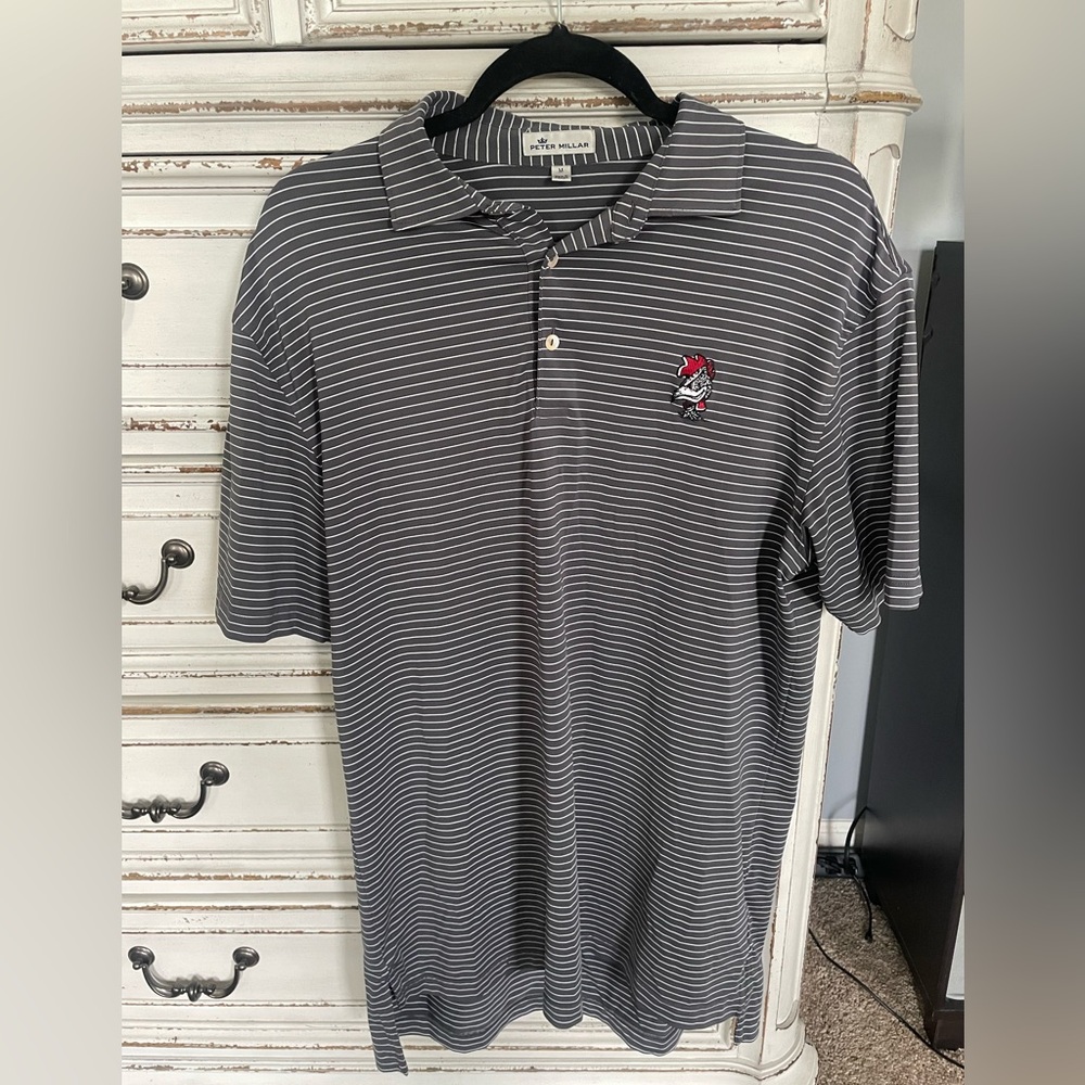 Peter Millar Striped Polo Size M